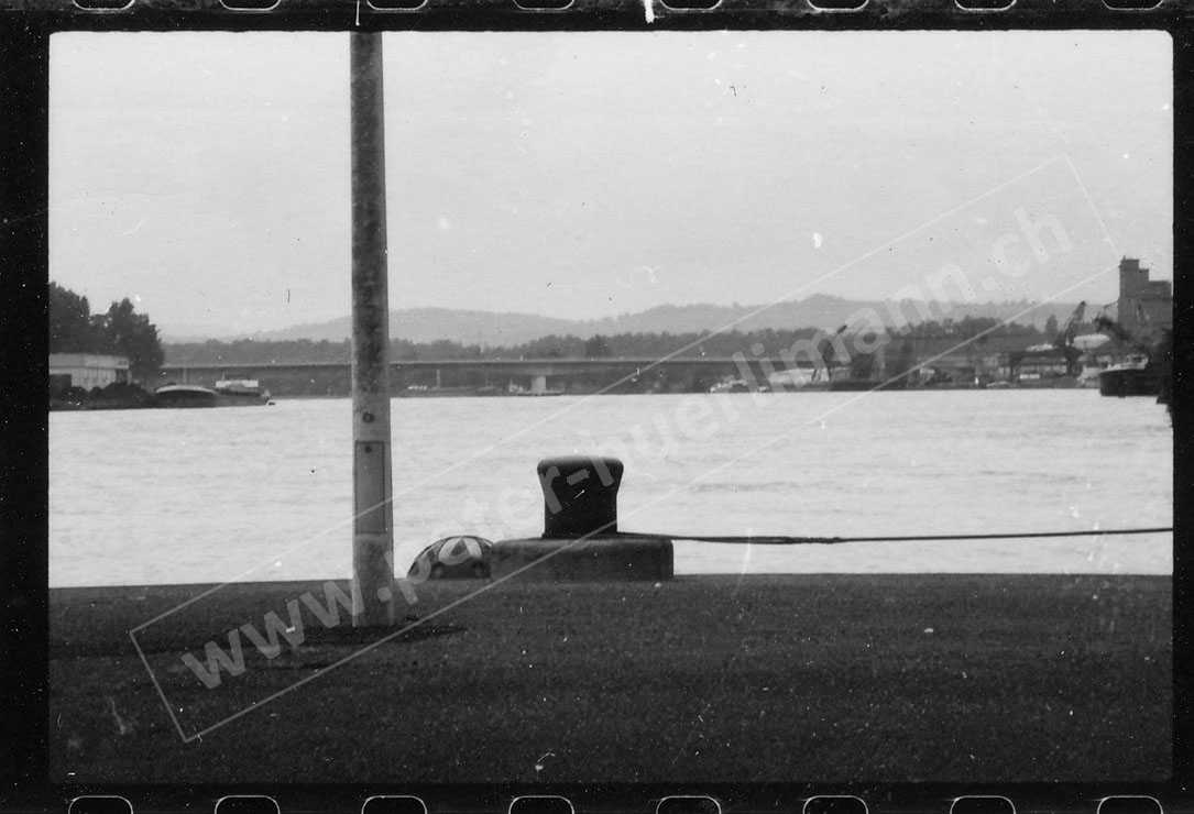 Basel, Rhein, Harbor 1980 Basel, Rhein, Harbor 1980