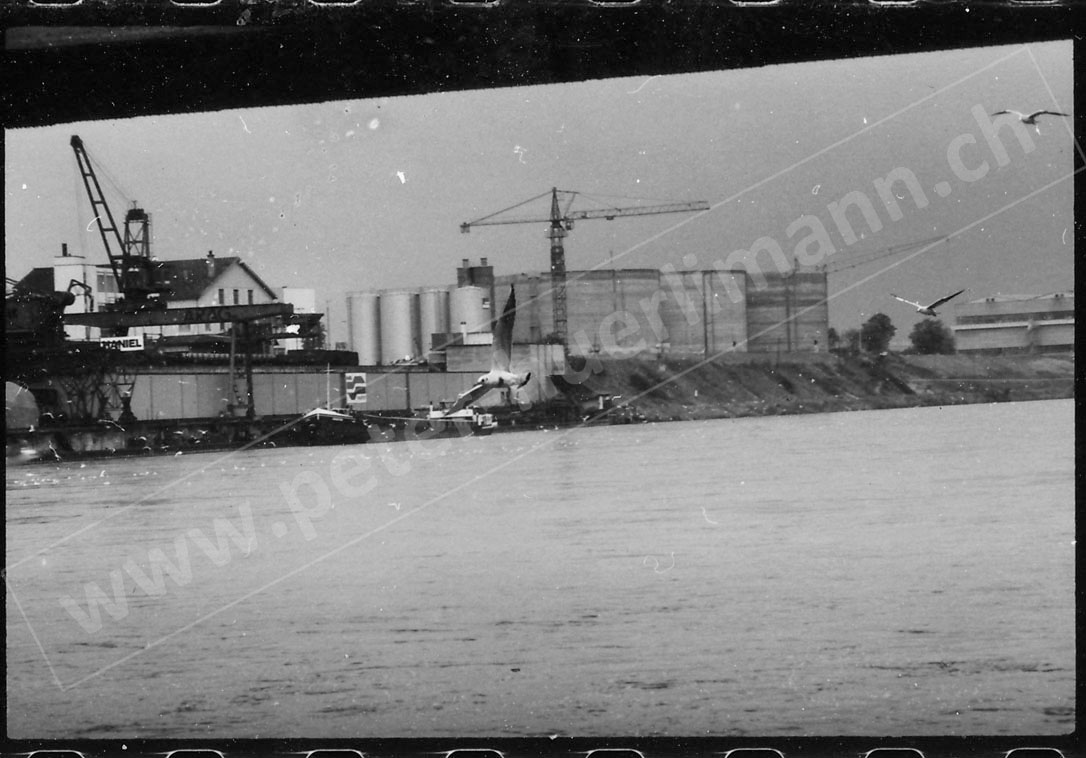 Basel, Rhein, Harbor, Silos 1980 Basel, Rhein, Harbor, Silos 1980